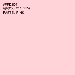 #FFD3D7 - Pastel Pink Color Image